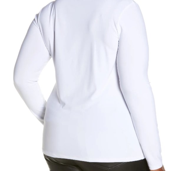 HALOGEN Funnel Neck Top - Picture 4 of 5